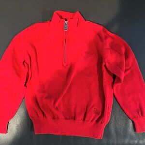 Kids Burberry Half Zip Sweater